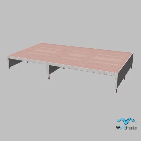 Nellis 022 hangar — 3D model preview