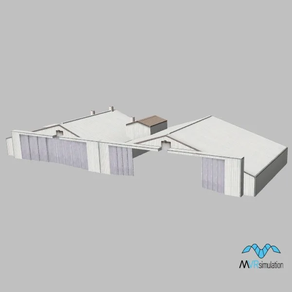 Nellis 031 hangar — 3D model preview