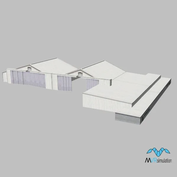 Nellis 032 hanger — 3D model preview