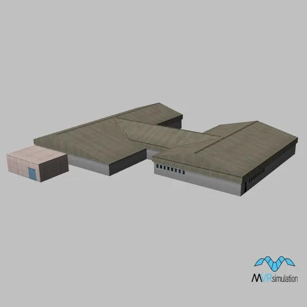 Nellis 033 building — 3D model preview