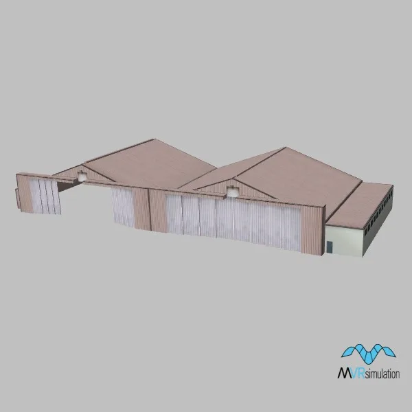 Nellis 040a hangar — 3D model preview