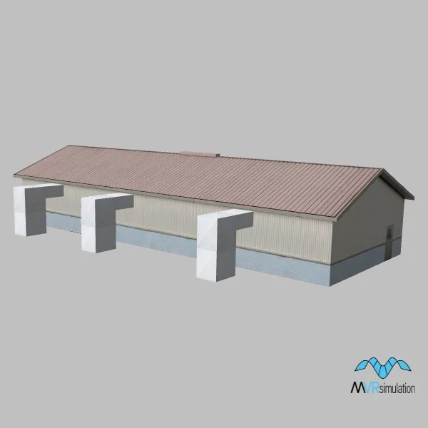 Nellis 041 building — 3D model preview