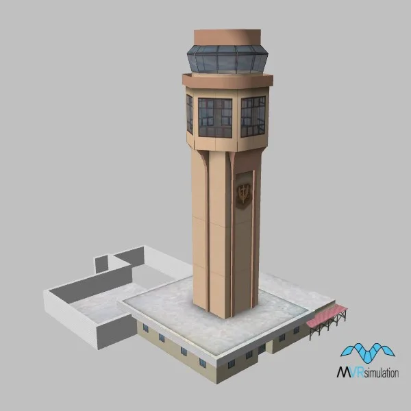 Nellis 087 control tower — 3D model preview