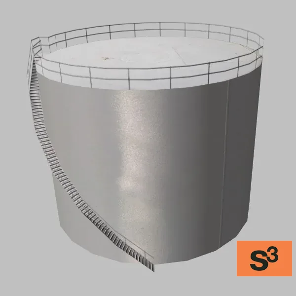 Nellis 089 fuel tank — 3D model preview
