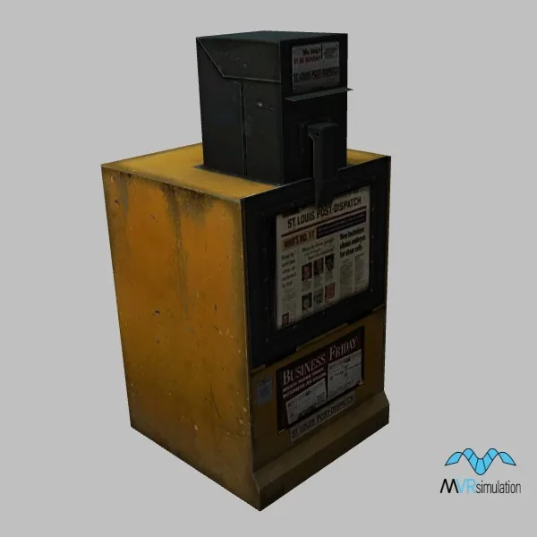 newspaper-dispenser-003 — 3D model preview