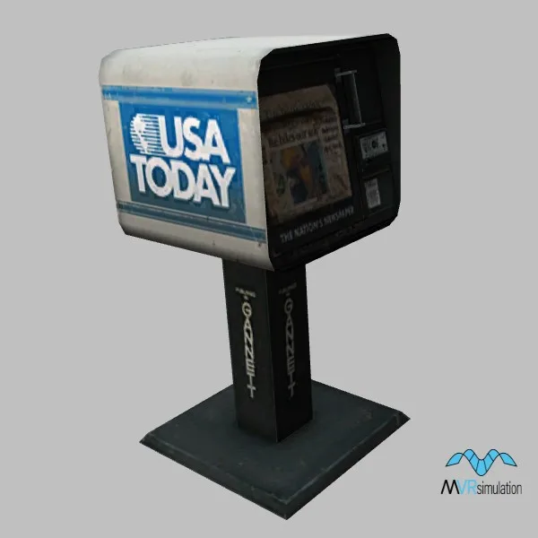 newspaper-dispenser-004 — 3D model preview