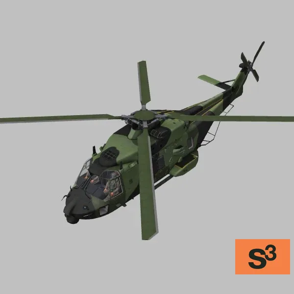 NH-90 · DE · camo — 3D model preview