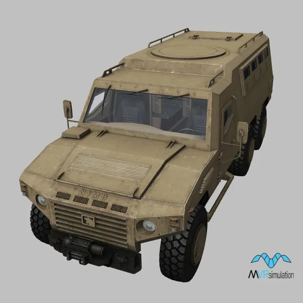 NIMR-II-6x6 · AE · desert — 3D model preview