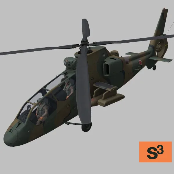 OH-1 · JP · camo — 3D model preview