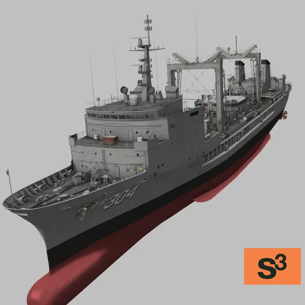 OR-304 · AU · grey — 3D model preview