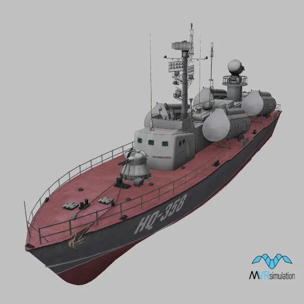 Osa-II · VN · grey — 3D model preview