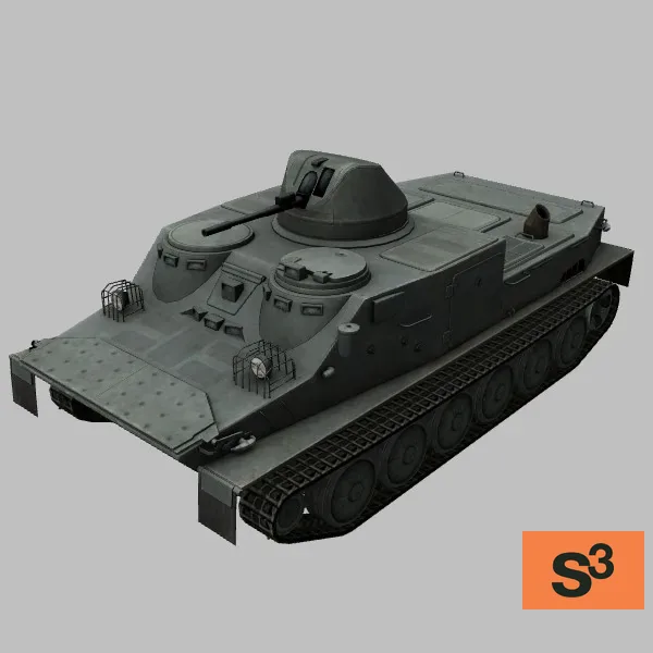 OT-62 · CZ · green — 3D model preview