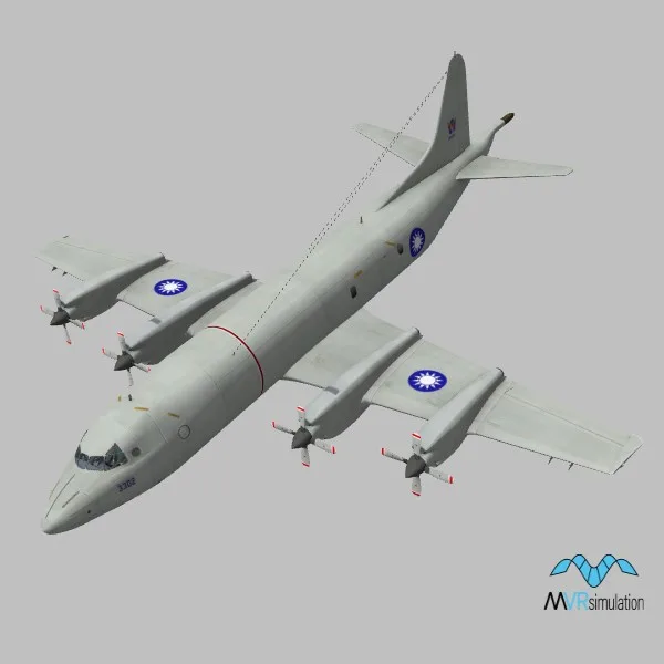 P-3C · TW · grey — 3D model preview