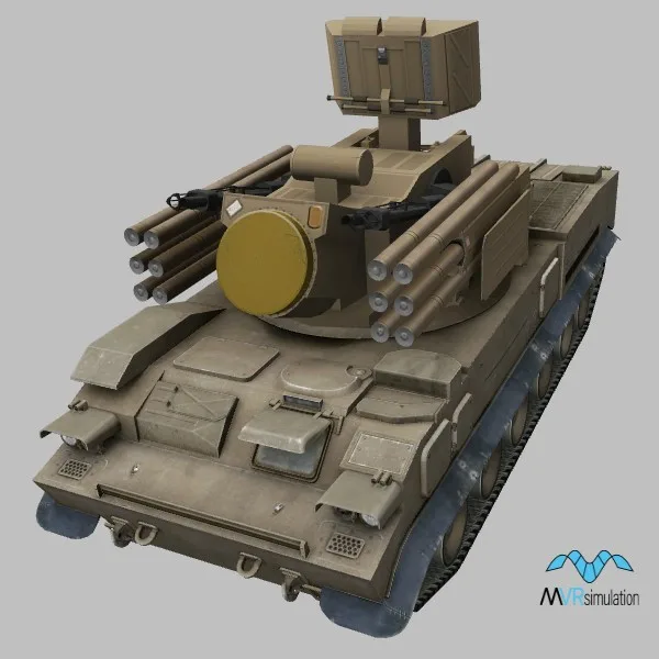 Pantsir-S1-GM352M1E · AE · desert — 3D model preview
