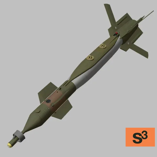 Paveway-IV · GB · grey — 3D model preview