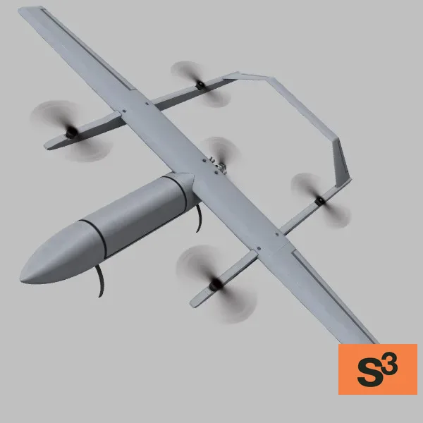 Pelican-2 · IR · grey — 3D model preview
