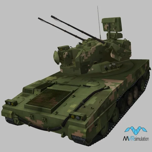 PGZ-09 · CN · digital-camo — 3D model preview