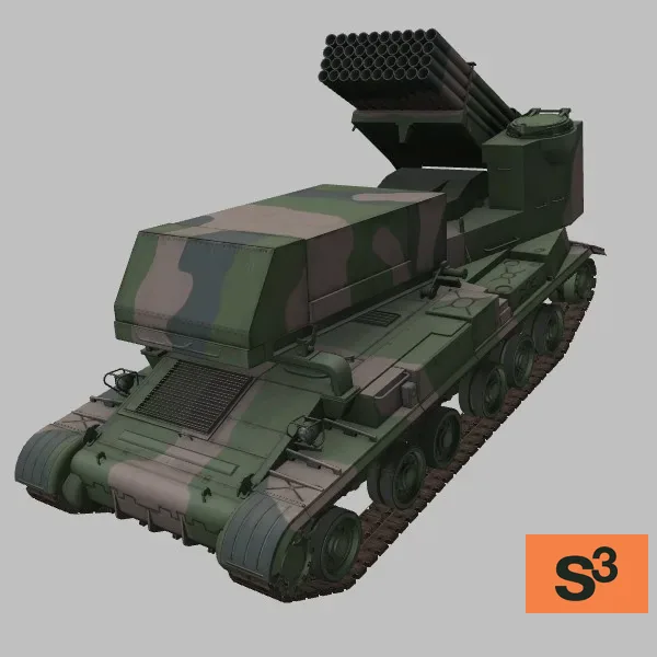 PHZ-89 · CN · camo — 3D model preview