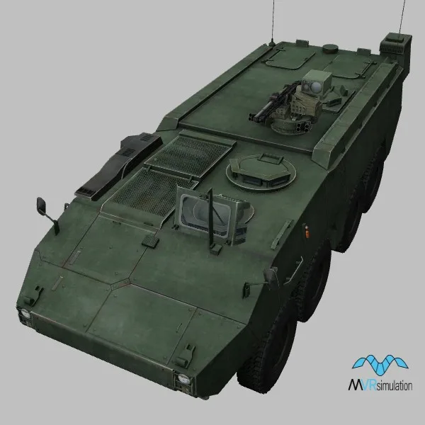 Piranha-IIIC-KMW · DK · green — 3D model preview