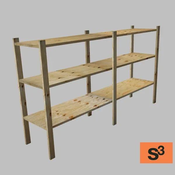 plywood-shelves-001 — 3D model preview