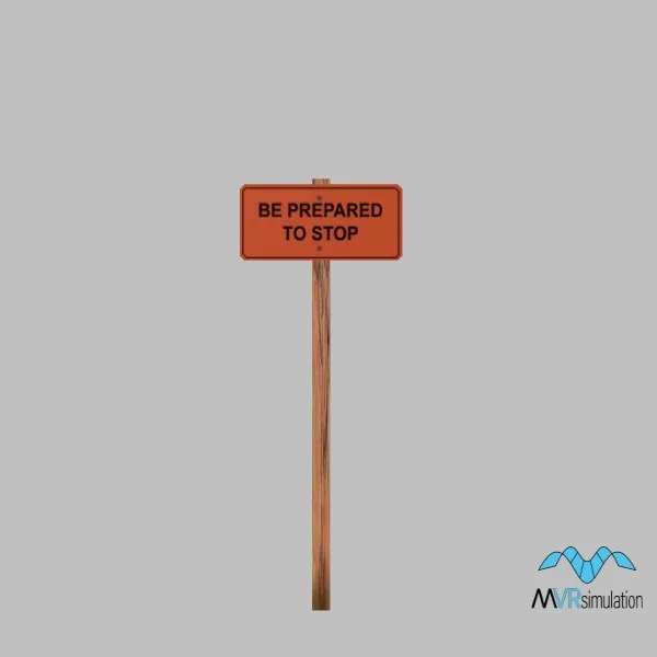 prepare to stop-sign-001c — 3D model preview