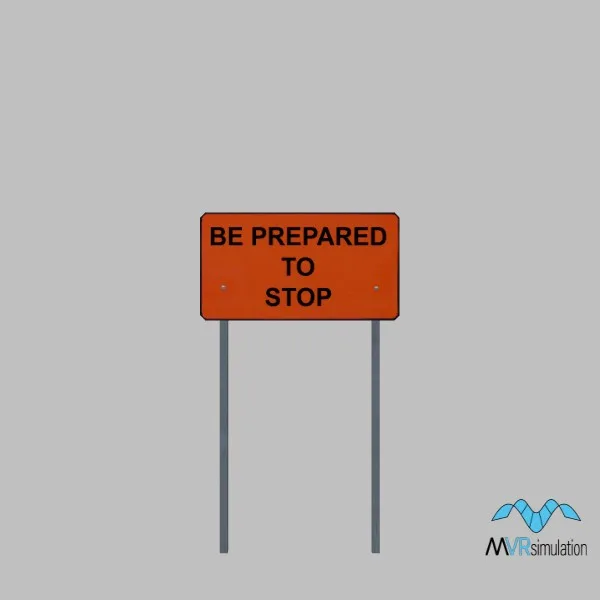 prepare to stop-sign-001d — 3D model preview