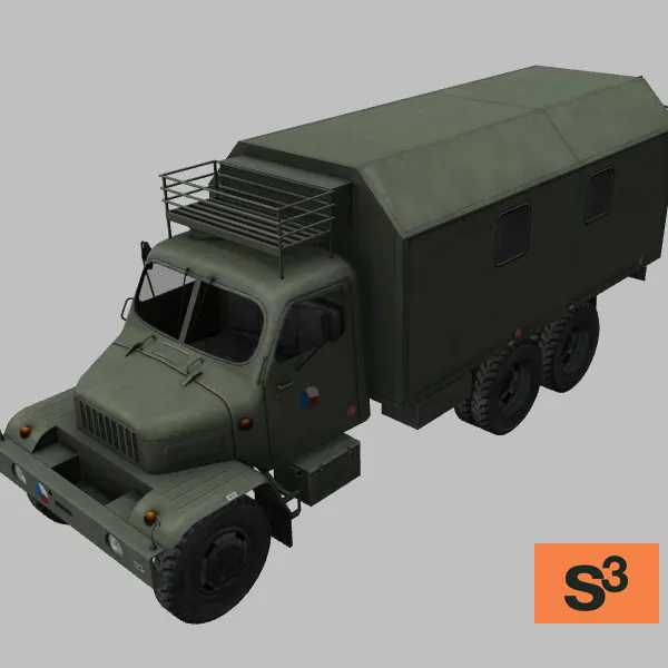 PV3S · CZ · green — 3D model preview
