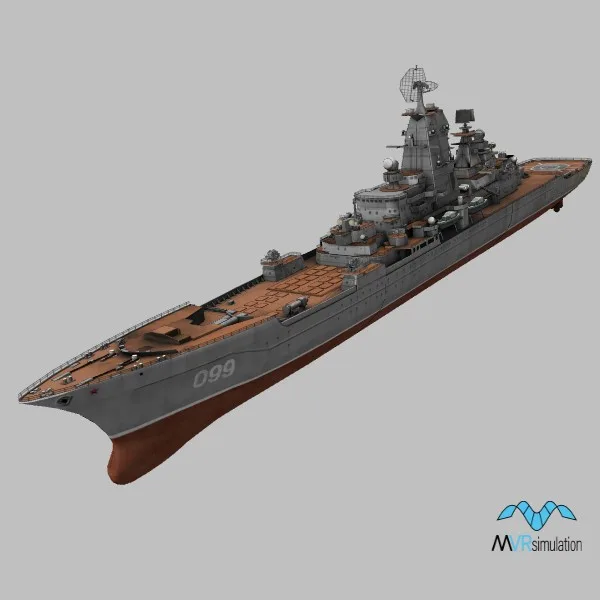 Pyotr-Velikiy-099 · RU · grey — 3D model preview