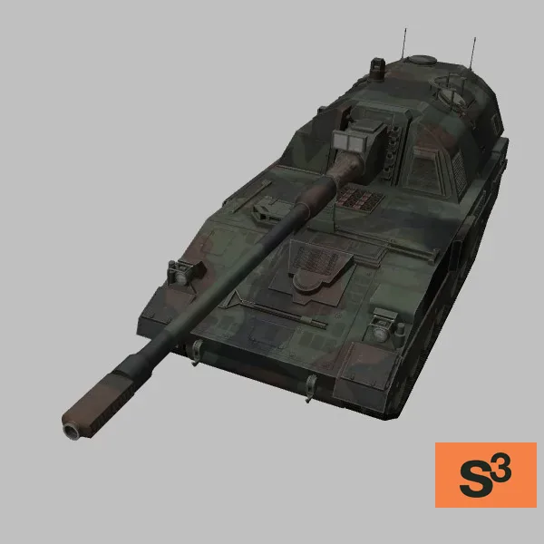 PzH-2000 · DE · camo — 3D model preview