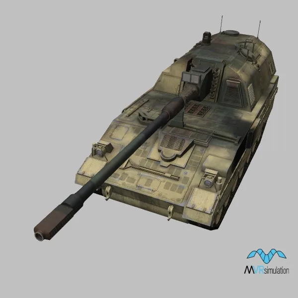 PzH-2000 · DE · desert — 3D model preview