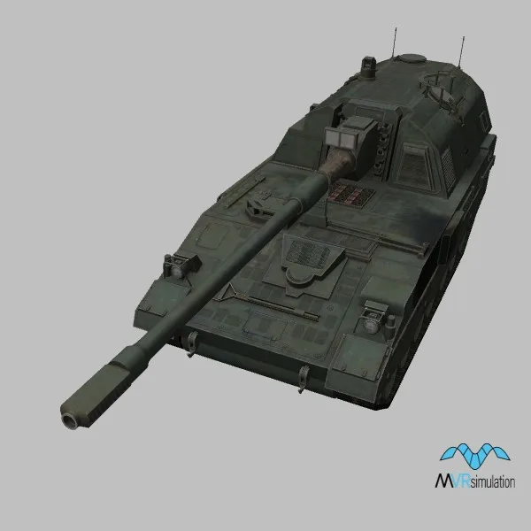 PzH-2000 · DE · green — 3D model preview