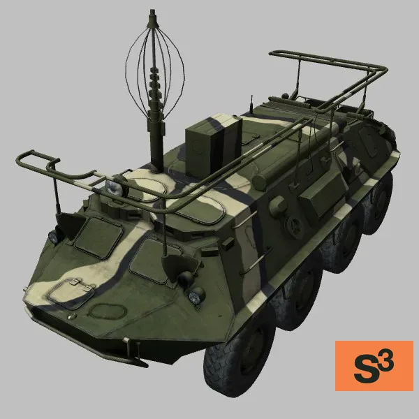 R-145BM · RU · camo — 3D model preview
