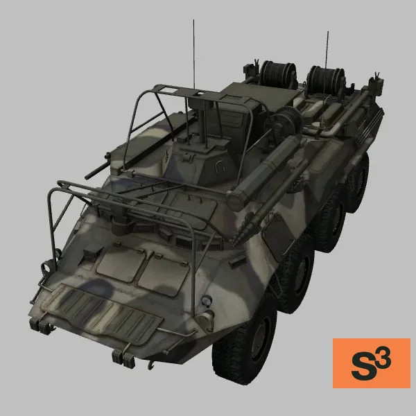 R-166-05 · RU · camo — 3D model preview