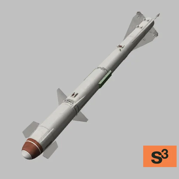 R-60M · RU · white — 3D model preview