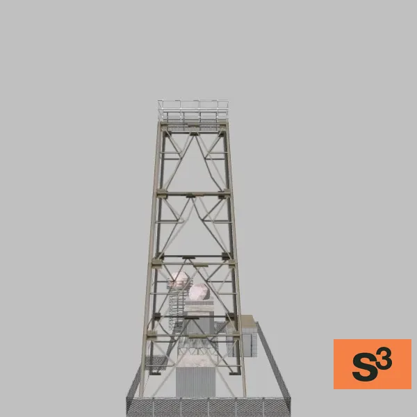 radar-station-001 — 3D model preview