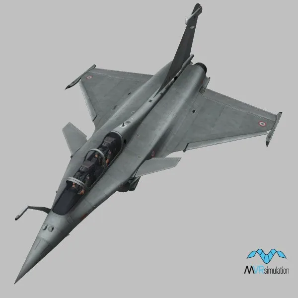 RafaleB · FR · grey — 3D model preview