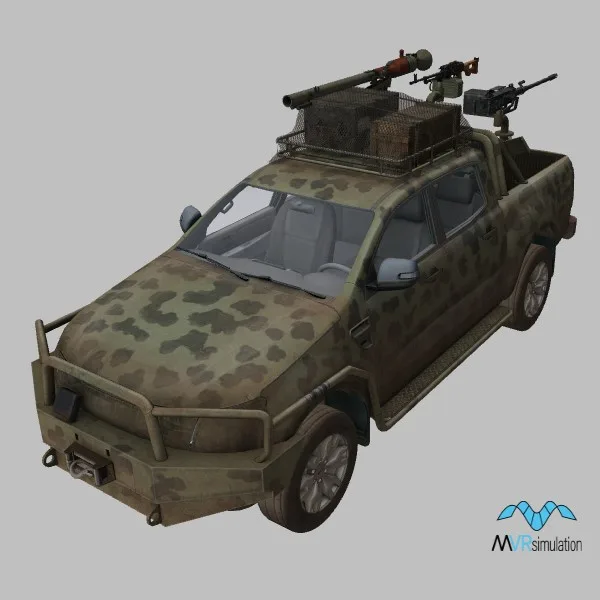 Ranger-SPG-9 · AF · camo — 3D model preview