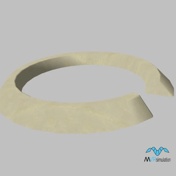 revetment-semi-circular — 3D model preview