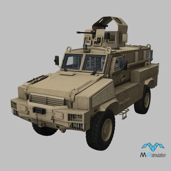 RG-31 · Mk5E · OGPK · M2A1 · AN-PAS-13(V3) · US · desert — 3D model preview