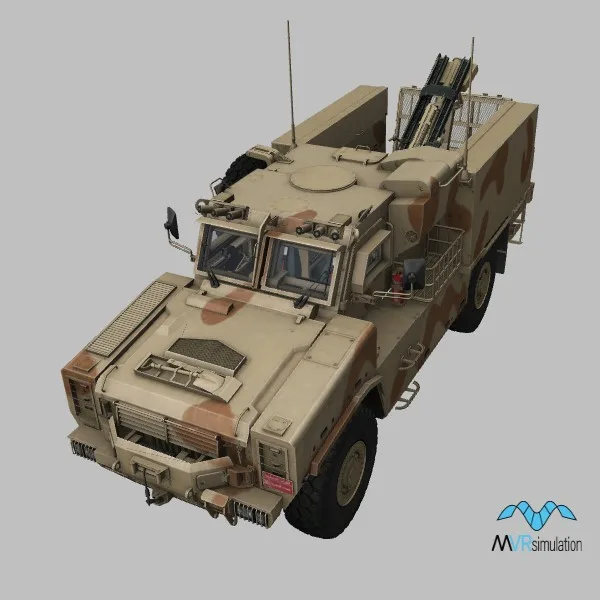 RG-31-MMS · AE · camo — 3D model preview