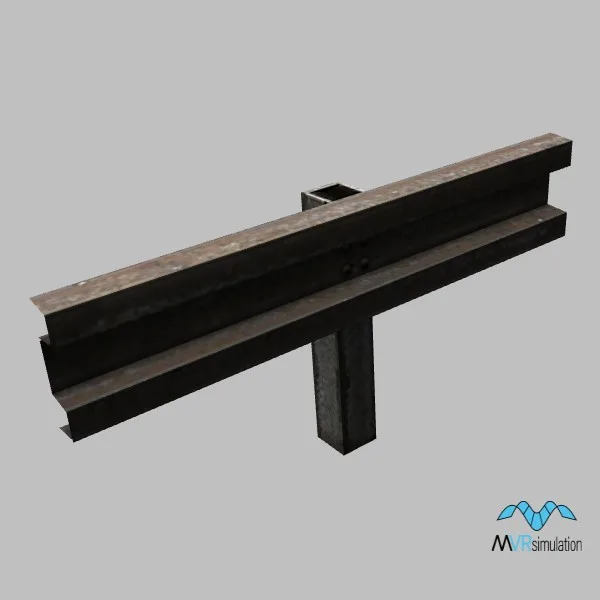 road-guardrail-002 — 3D model preview