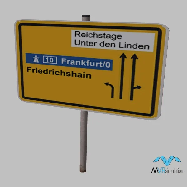 road-info-sign-006 — 3D model preview