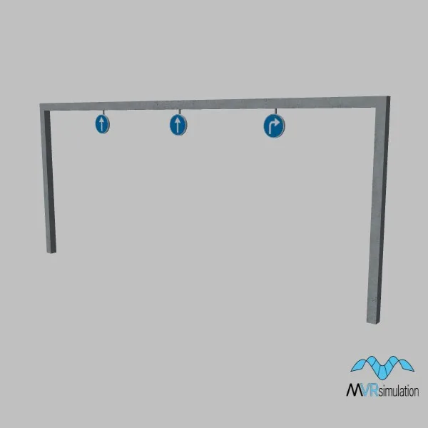 road-info-sign-009 — 3D model preview