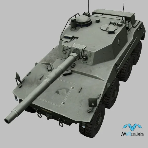 Rooikat · ZA · green — 3D model preview