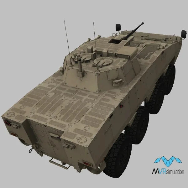 Rosomak · PL · desert — 3D model preview