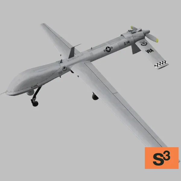 RQ-1A · US · grey — 3D model preview