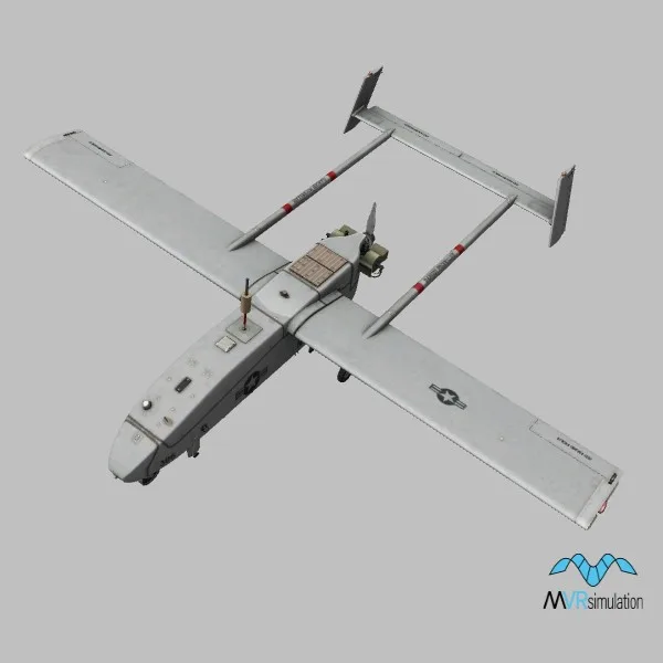 RQ-2 · US · grey — 3D model preview