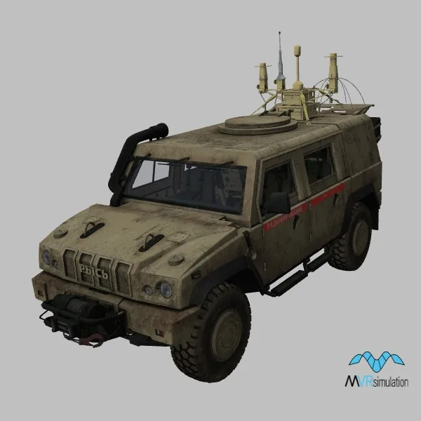 Rys · RP-377UVM1L · RU · desert — 3D model preview