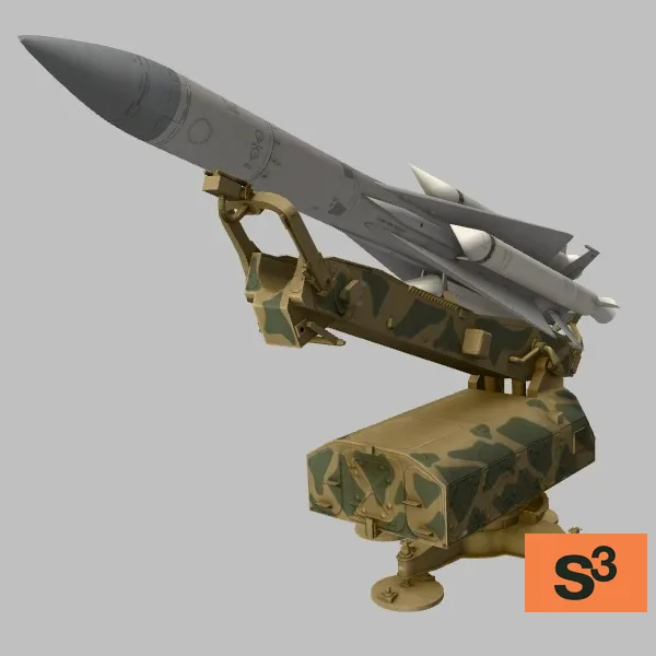 S-200VE · SY · camo — 3D model preview