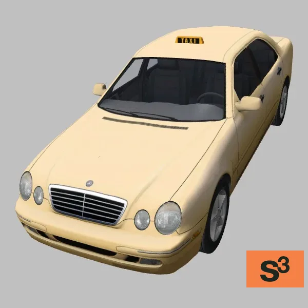 S430-TAXI · DE · yellow — 3D model preview
